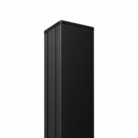 Elephant Pfosten Alu-schwarz 6,8x6,8x272cm mit Holzkern