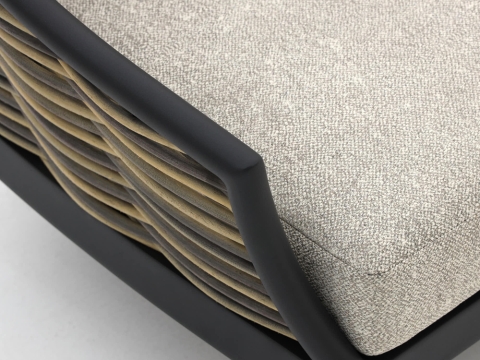 Apple Bee Milou 2-Sitzer Sofa schwarz 144cm