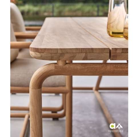 Apple Bee Dolce Gartentisch Teak 240x100cm
