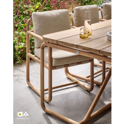 Apple Bee Dolce Gartentisch Teak 240x100cm