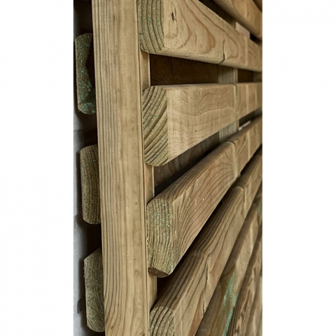 Zaun Linea Pinus 180x180 cm Kiefer druckimprgniert
