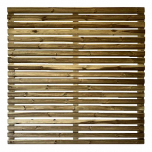 Bretterzaun Rhombo gerade Kiefer KDI 180x180 cm