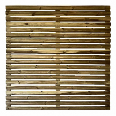 Bretterzaun Rhombo gerade Kiefer KDI 180x180 cm