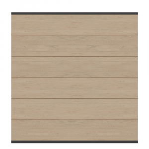 System WPC XL Zaunfeld-Set sand 3740 178x183cm