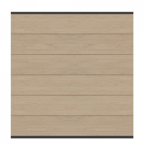 System WPC XL Zaunfeld-Set sand 3740 178x183cm