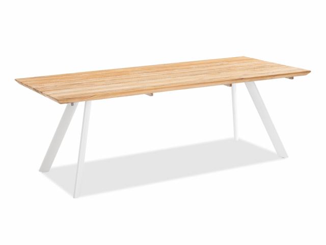 Niehoff Valetta Tisch, Aluminium Ivory 220x95cm