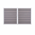 GrojaSolid Grande Premium BPC Steckzaun Doppeltor Din Rechts Sonderbreite H:180cm BiColor-Sand EV1