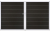 GrojaSolid Grande Premium BPC Steckzaun Doppeltor DIN Rechts Sonderbreite H:180cm schwarz co-exdrudiert EV1