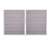 GrojaSolid Grande BPC Steckzaun Doppeltor DIN Rechts Sonderbreite H:180cm BiColor-Sand EV1