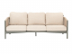 Apple Bee Bora Bora Rope Loungesofa 204cm inkl. Kissen Aluminium taupe