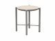 Apple Bee Bora Bora Beistelltisch 46x46cm Aluminium taupe