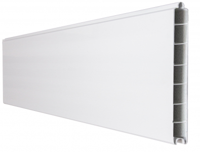 Groja BasicLine Steckzaun Einzelprofil schmal weiß 1,9x15x180cm