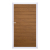 Groja BasicLine Steckzaun schmal Universal Tor 100x180cm Golden Oak EV1