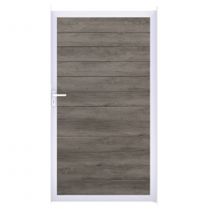 Groja BasicLine Steckzaun schmal Universal Tor 100x180cm Monument Oak EV1