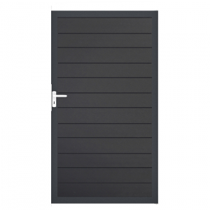 Groja BasicLine Steckzaun schmal Universal Tor 100x180cm anthrazitgrau DB703