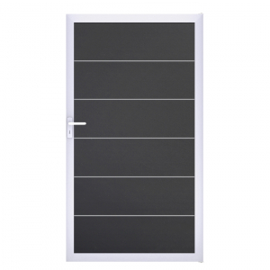 Groja BasicLine Steckzaun Premium Universal Tor 100x180cm anthrazitgrau EV1