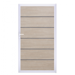 Groja BasicLine Steckzaun Premium Universal Tor 100x180cm Sheffield Oak EV1
