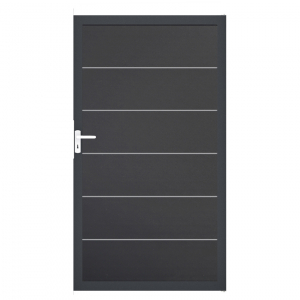 Groja BasicLine Steckzaun Premium Universal Tor 100x180cm anthrazitgrau DB703