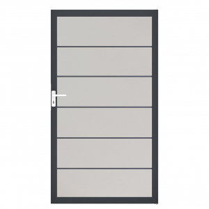 Groja BasicLine Steckzaun Premium Universal Tor 100x180cm Weiß DB703
