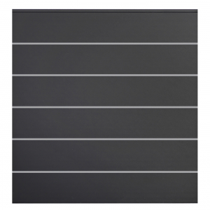 GroJa BasicLine Steckzaun-Set Premium anthrazit DB703 180x180cm