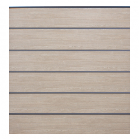 GroJa BasicLine Steckzaun-Set Premium Sheffield Oak DB703 180x180cm