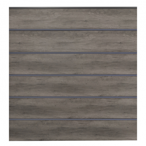 GroJa BasicLine Steckzaun-Set Premium Monument Oak DB703 180x180cm 4250260975518