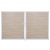 Groja BasicLine Steckzaun schmal Doppeltor DIN Rechts Sonderbreite H:180cm Sheffield Oak EV1