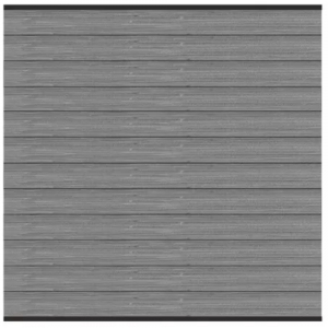 Elephant Steckzaun Set Mix and Match 180x174cm WPC  Duo-Dark Grey co-extrudiert anth. Leisten