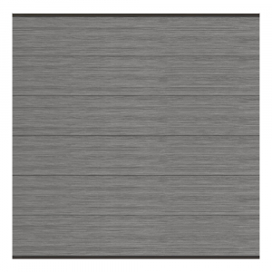 Elephant Steckzaun Set Mix and Match 180x174cm WPC Duo-Dark Grey Breit co-extrudiert anthr. Leisten