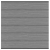 Elephant Steckzaun Set Mix and Match 180x174cm WPC Duo-Dark Grey Breit co-extrudiert anthr. Leisten