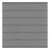 Elephant Steckzaun Set Mix and Match 180x174cm WPC Duo-Dark Grey Breit co-extrudiert anthr. Leisten