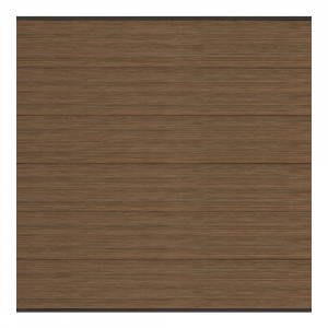 Elephant Steckzaun Set Mix and Match 180x174cm WPC Driftwood Dark breit co-extrudiert anth. Leisten