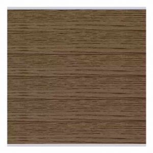 Elephant Steckzaun Set Mix and Match 180x174cm WPC Driftwood Dark breit co-extrudiert silber Leisten