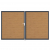 Groja BasicLine Steckzaun schmal Doppeltor DIN Rechts Sonderbreite H:180cm Asteiche natur DB703