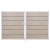 Groja BasicLine Steckzaun Premium Doppeltor DIN Rechts Sonderbreite H:180cm Sheffield Oak EV1