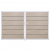 Groja BasicLine Steckzaun Premium Doppeltor DIN Links Sonderbreite H:180cm Sheffield Oak EV1