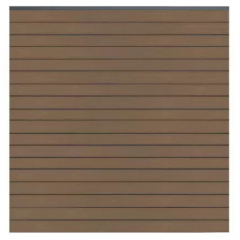 Teak-Abschlussprofil Anthrazit