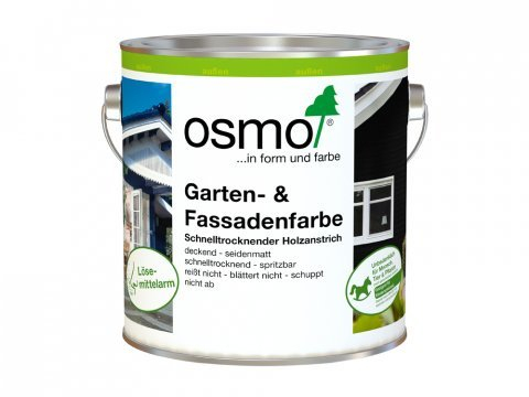 Osmo Garten-, Fassadenfarbe Lichtgrau 7535, 2,5l