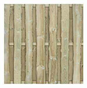 Natura Bohlenzaun Kiefer kdi grün 180x180cm