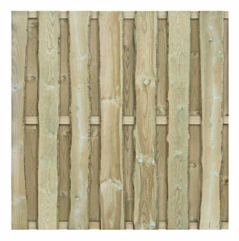 Natura Bohlenzaun Kiefer kdi grün 180x180cm