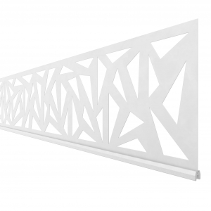 System Dekorprofil Trigon 3991 weiß, 178x30cm