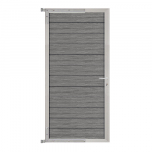 Elephant Mix and Match Zauntor Alu 98x175cm, Bausatz Füllung WPC Duo-Dark Grey co-extrudiert