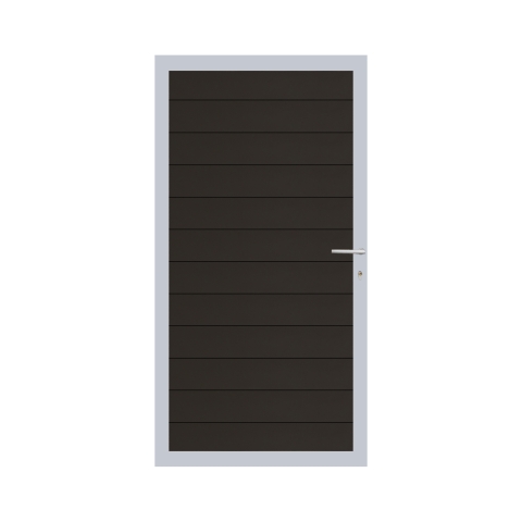 Elephant Mix and Match Zauntor Alu 98x175cm, Bausatz F�llung Aluminium Anthrazit