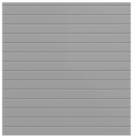 Osmo Alu Fence Steckzaun Grundelement Grau 180x179cm
