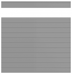 Osmo Alu Fence Steckzaun Grau Creativ 180x179cm ohne Designelement!