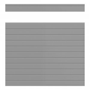 Osmo Alu Fence Steckzaun Grau Creativ 180x179cm ohne Designelement!