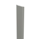 Osmo Trio Pfosten Nut-Deckleiste 200cm, Aluminium Grau