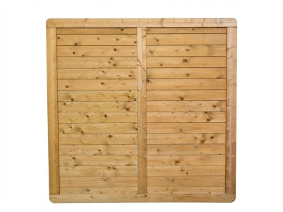 Massivzaun Toskana 180x180cm geschlossen Fichte kdi grün Massivzaun Toskana 180x180cm geschlossen Fichte kdi grün