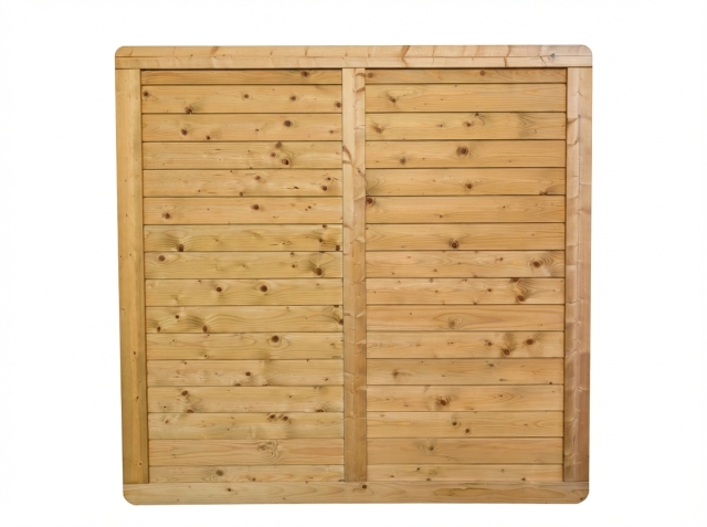 Massivzaun Toskana 180x180cm geschlossen Fichte kdi gr&uuml;n