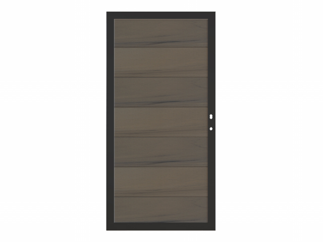 Osmo Multi Fence Co-Extrusion Lightbrown Tor 89x178 Rahmen Anthrazit